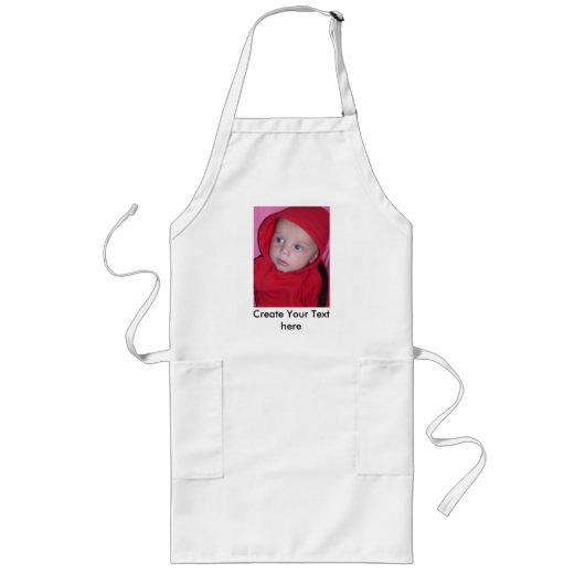 Tablier Long Long tablier fait sur commande avec l'image et le (Devant)
