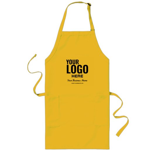 Tablier Long Long tablier Uniforme Custom Company Logo Promotio (Devant)