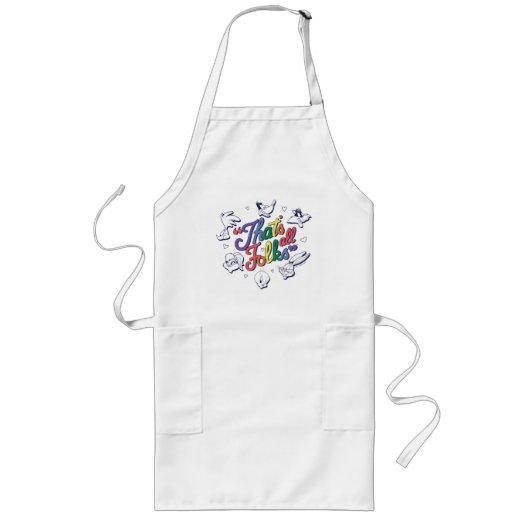 Tablier Long LOONEY TUNES™ - C'est tout le monde ! Insigne de f (Devant)