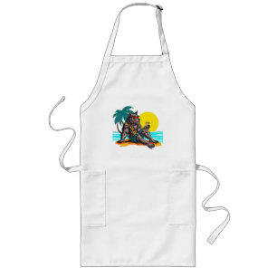 Tablier Long loup-garou en vacances