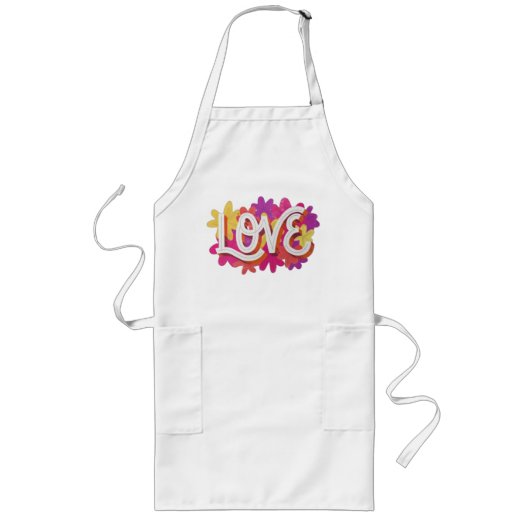 Tablier Long LOVE Long Apron (Devant)