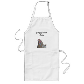 Tablier Long Madame folle de poulet