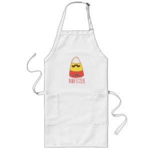 Tablier Long Maïs élégant Drôle de bonbon Amusant Toon Art