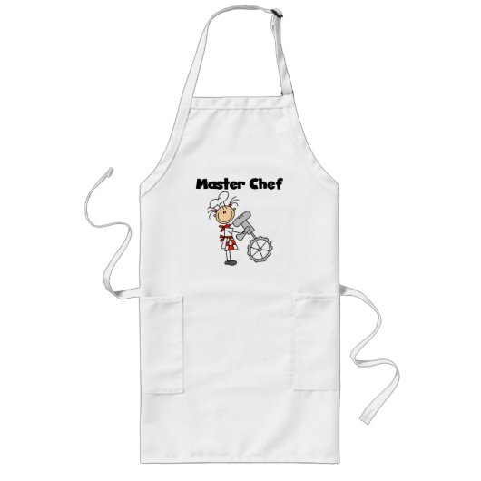 Tablier Long Maître Cuisinier - Femme (Devant)
