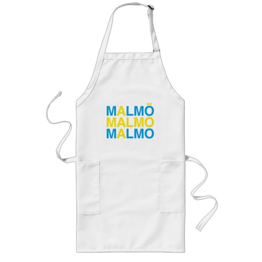 Tablier Long MALMO Swedish Flag (Devant)
