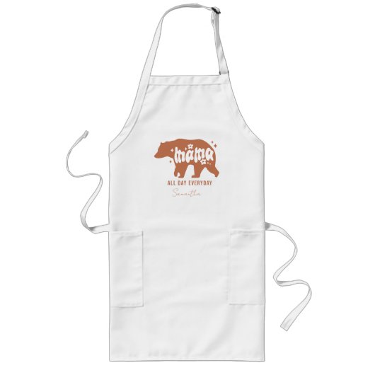 Tablier Long Mama Bear (Devant)