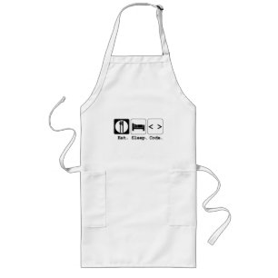 Tablier Long manger dormir coder