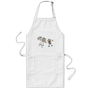 Tablier Long Mariage de dessin