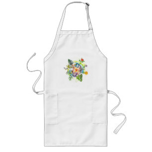 Tablier Long Médecine de milieu de vie Mandala Apron