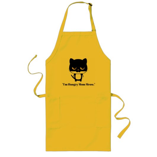 Tablier Long Meilleur chat Personnalisé Cute Pet Photo Apron (Devant)