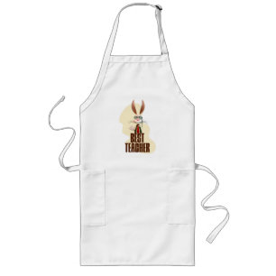 Tablier Long Meilleur professeur lapin de la classe humour