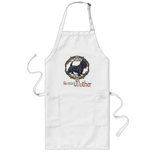 Tablier Long Mère Terrier Celtique Écossais (Devant)