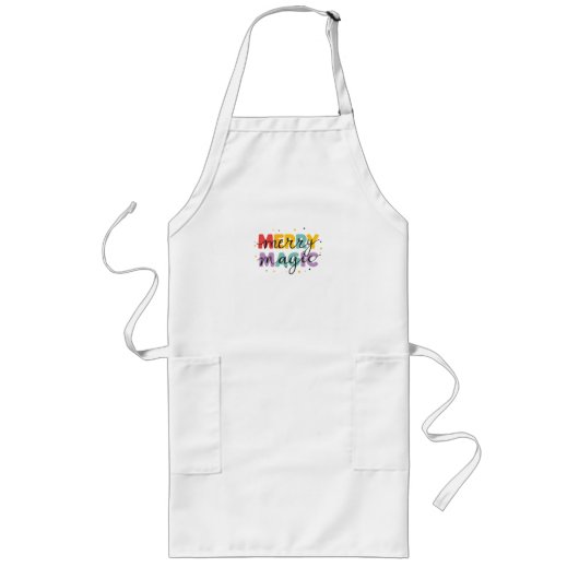 Tablier Long Merry Magic Colorful Illustration (Devant)