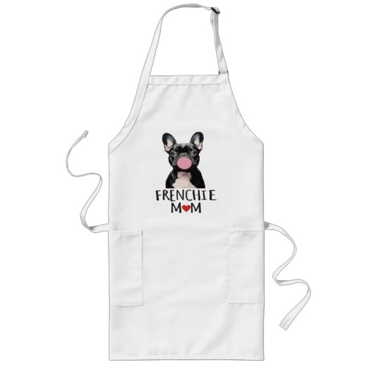 Tablier Long Mignon bouledogue français (Devant)