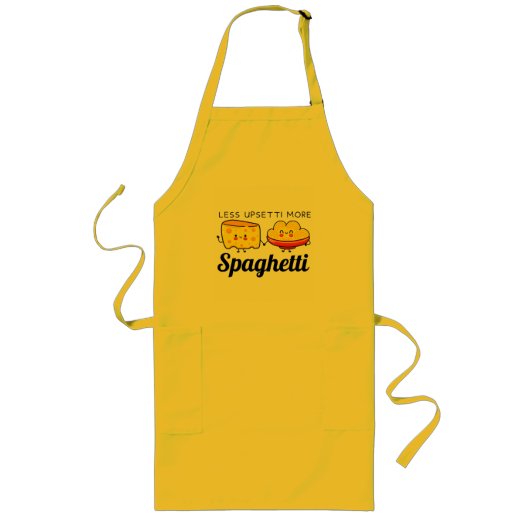 Tablier Long Moins Upsetti Plus Spaghetti (Devant)