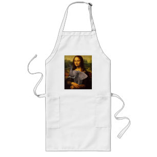 Tablier Long Mona Lisa With Elephant