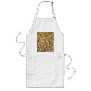 Tablier Long Motif de fleur antique Marigold de William Morris