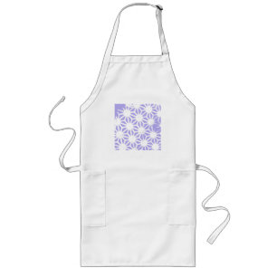 Tablier Long Motif géométrique Lavender