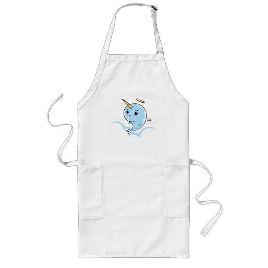 Tablier Long Narwhal Angel Cutie (Devant)