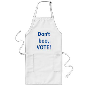 Tablier Long Ne huez pas, VOTEZ