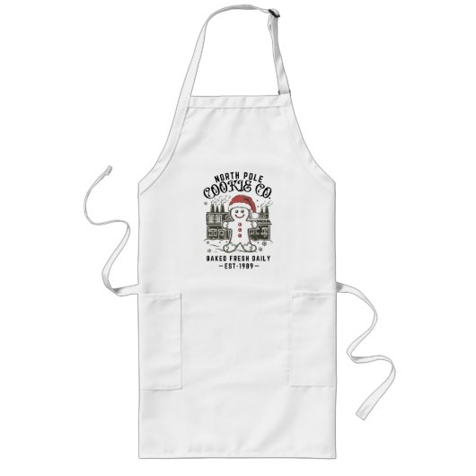 Tablier Long North Pole Cookie Co. (Devant)