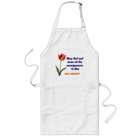 Tablier Long Obey God Apron (Devant)