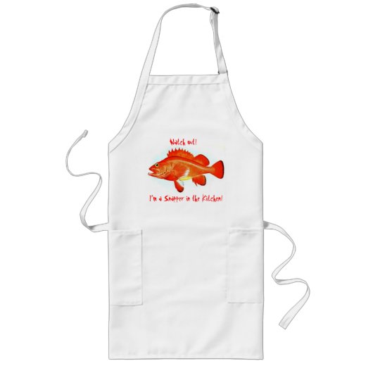Tablier Long Observez ! Je suis une cordelette dans la cuisine (Devant)