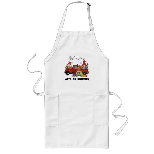 Tablier Long Panser Avec Mes Gnomies - Noël mignon (Devant)
