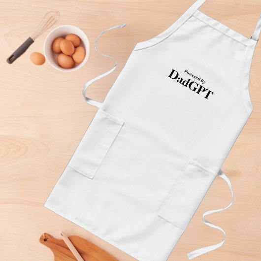 Tablier Long Papa Anniversaire Drôle - Alimenté Par PapaGPT - B