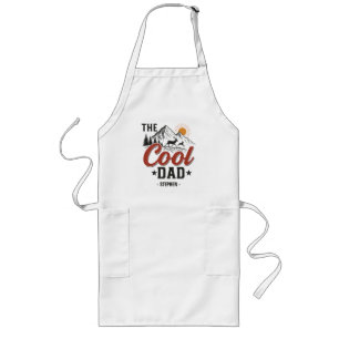 Tablier Long Papa Cool - Rustic Mountain et Deer Design