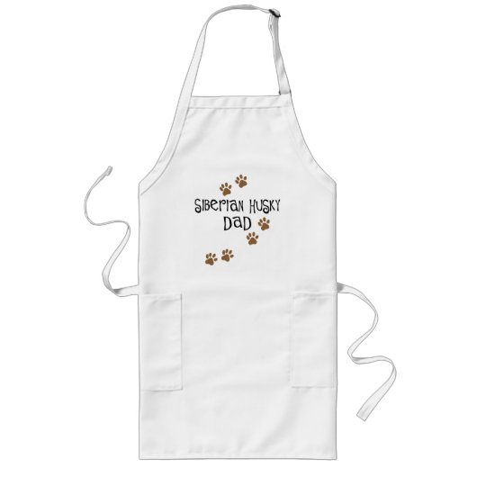 Tablier Long Papa de chien de traîneau sibérien (Devant)
