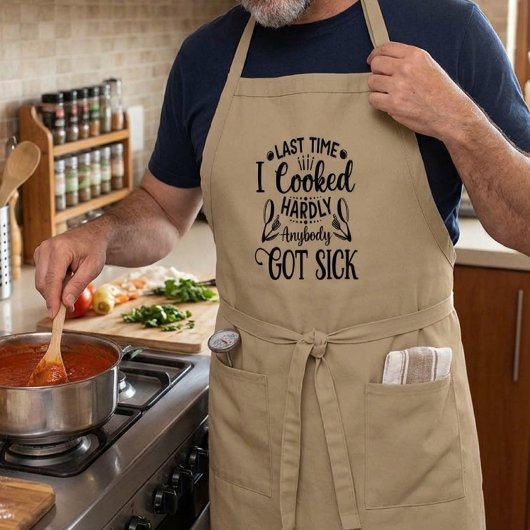 Tablier Long Papa de cuisine drôle