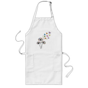 Tablier Long Papillon de pissenlit en vol