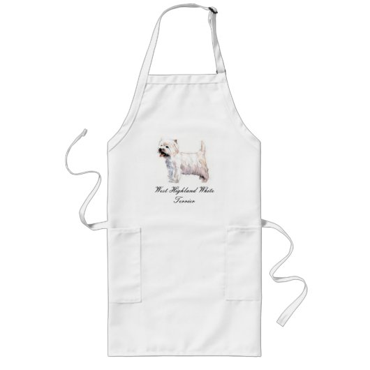 Tablier Long Parc du Terrier blanc de West Highland (Devant)