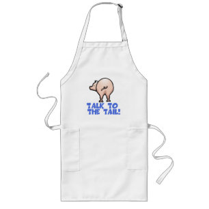 Tablier Long Parle au cochon de queue Piggy Pig