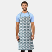 Tablier Long Patterned Apron for Women & Men (Porté)