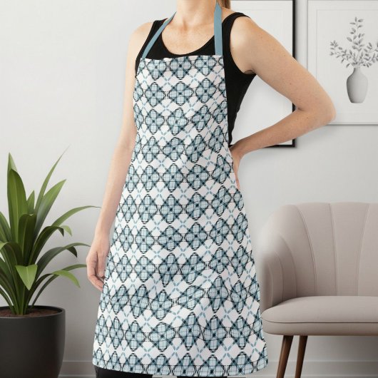 Tablier Long Patterned Apron for Women & Men
