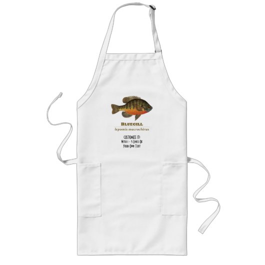 Tablier Long Pêche à Bluegill (Devant)