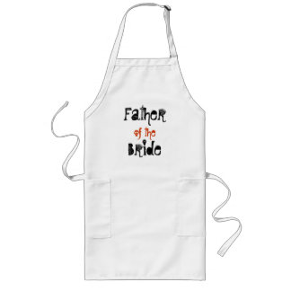 Tablier Long Père, de, jeune mariée