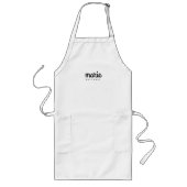 Tablier Long Personalized apron with name / Kitchen apron (Devant)