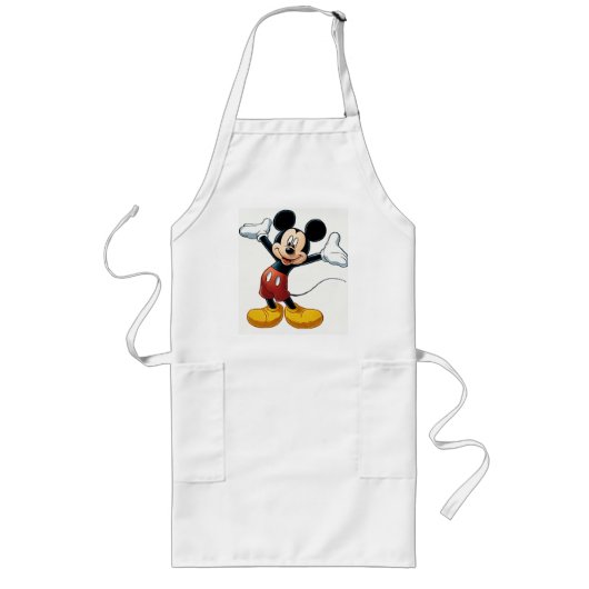 Tablier Long Personnage de citrouille Mickey Mouse – Dessin ani (Devant)