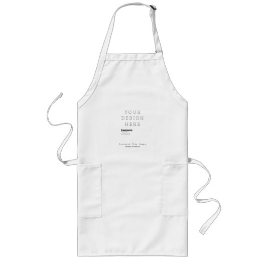 Tablier long personnalisé sur mesure (Devant)
