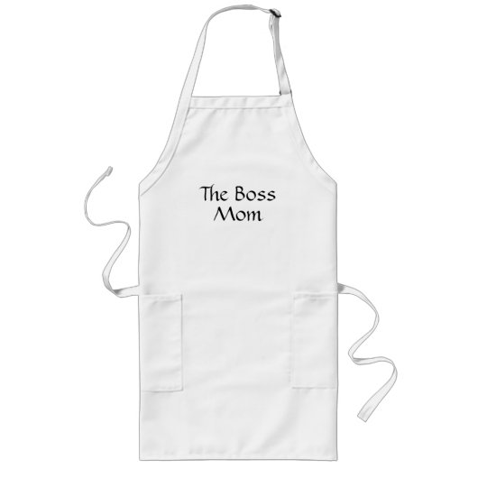 Tablier Long Personnaliser Apron - Le patron (Devant)