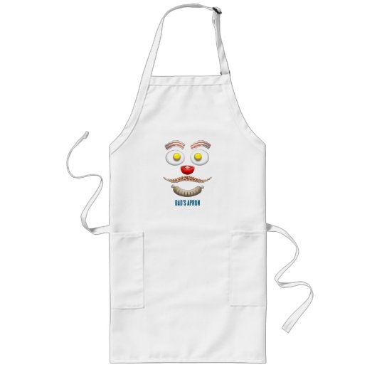 Tablier Long Petit déjeuner Bacon Haricots Tomate Œufs Saucisse (Devant)