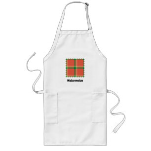 Tablier Long Pétoncle Tartan Apron