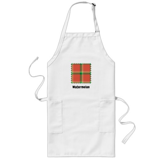 Tablier Long Pétoncle Tartan Apron (Devant)