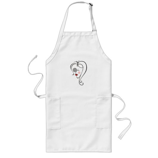 Tablier Long Photographe féminine (Devant)