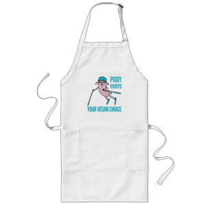 Tablier Long Piggy apprécie votre choix vegan -