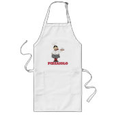 Tablier Long Pizzaiolo Italien Pizza Chef (Devant)