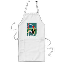 Poster touristique japonais 1930 Art Déco Girl